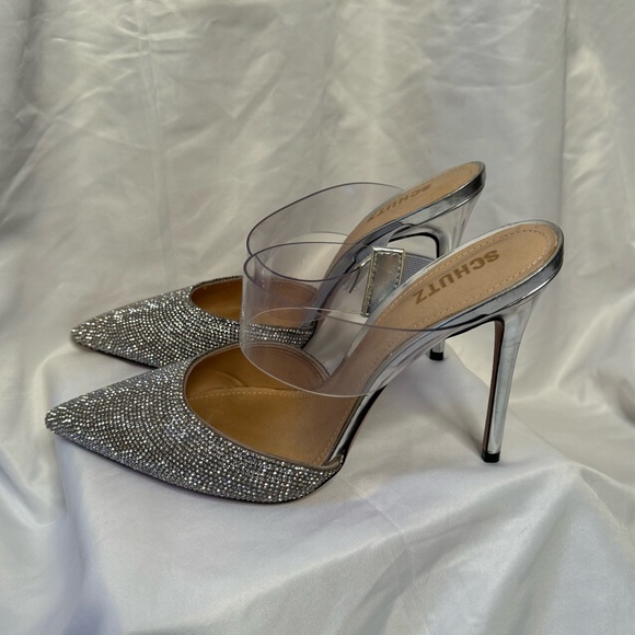 Schutz Rhinestone Mule - Picture 2 of 5